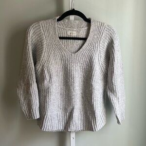 Lou & Grey Silver Knit Sweater